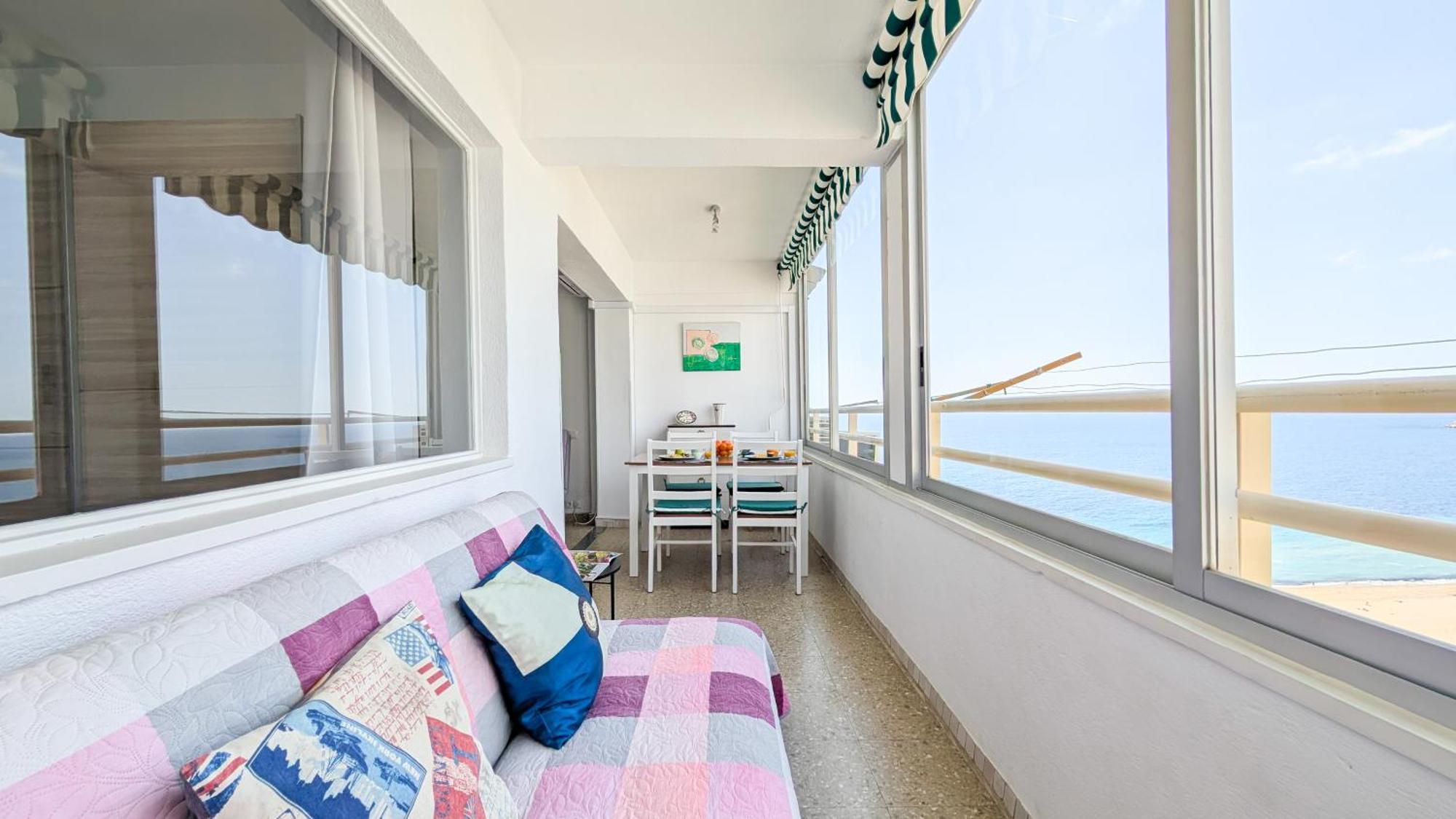 Pintor Sorolla Sea Front Apartment Benidorm Kültér fotó