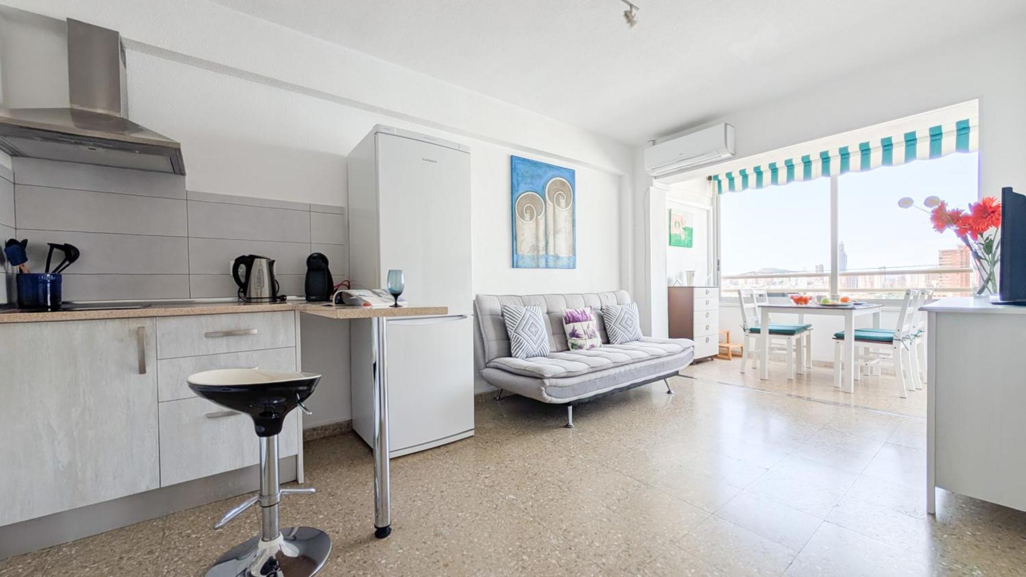 Pintor Sorolla Sea Front Apartment Benidorm Kültér fotó