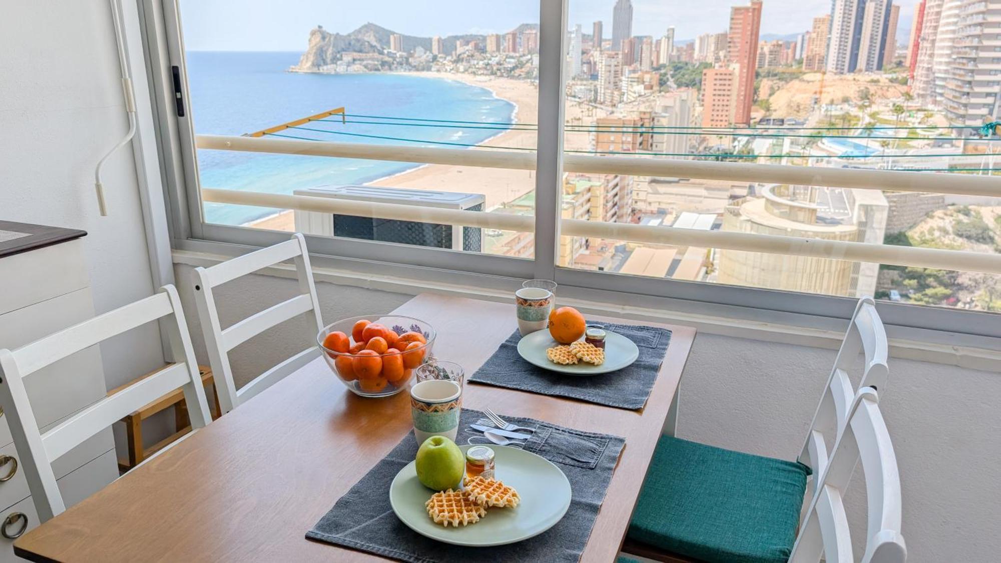 Pintor Sorolla Sea Front Apartment Benidorm Kültér fotó